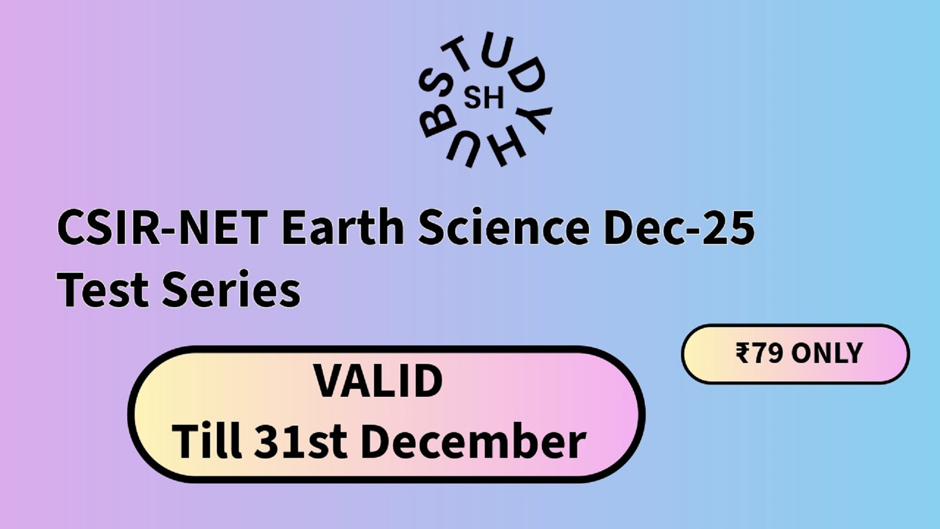 CSIR-NET Earth Sciences DEC-2025