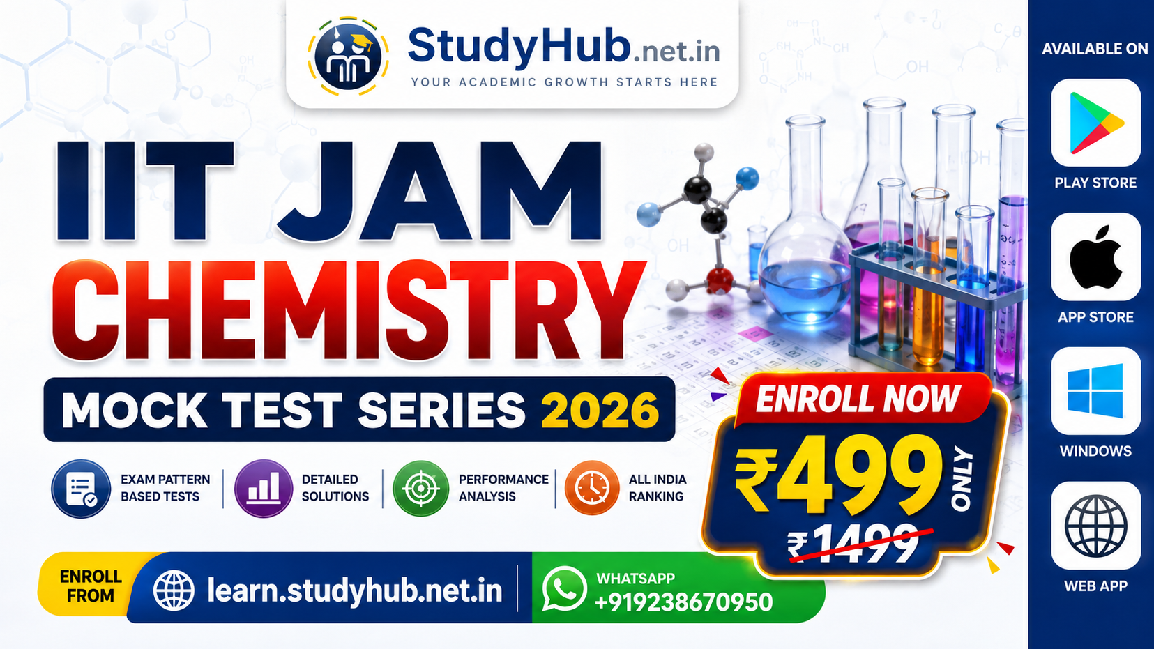 IIT JAM Chemistry Mock Test Series 2027